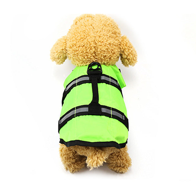 Dog Life Jacket Vests Outdoor Pet Dog Cloth Float  Puppy Rescue Swimming Wear Safety Clothes Vest Life Vest For Dogs Suit Xs-xl