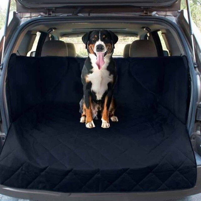 Waterproof Trunk Mat Dog Pets Cargo Liner Cover Non Slip Car Trunk Protector Back Seat Cover Pockets for SUV Pet Barrier