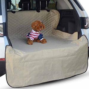 Waterproof Trunk Mat Dog Pets Cargo Liner Cover Non Slip Car Trunk Protector Back Seat Cover Pockets for SUV Pet Barrier