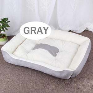 Bone Pet Bed Warm Pet Products For Small Medium Large Dog Soft Pet Bed For Dogs Washable House For Cat Puppy Cotton Kennel Mat