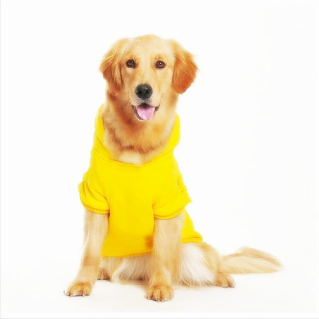 Fashion Big Dog Clothes for Golden Retriever Dogs Large Size Winter Dogs coat Hoodie Apparel Clothing for dogs Sportswear coat