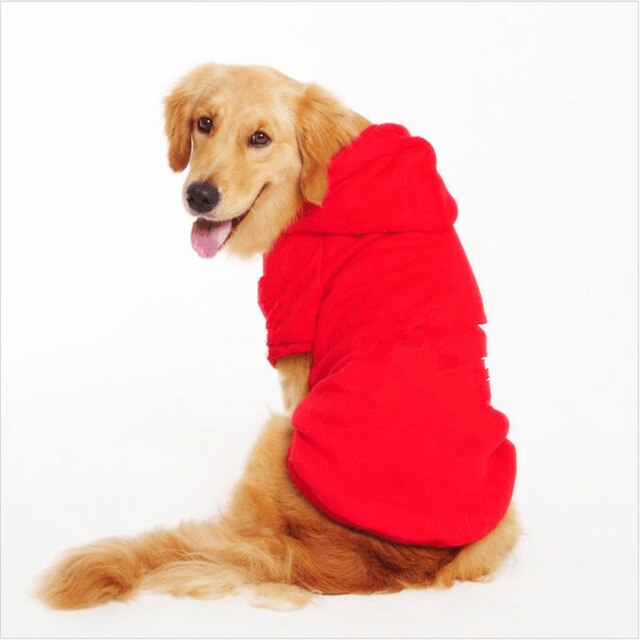 Fashion Big Dog Clothes for Golden Retriever Dogs Large Size Winter Dogs coat Hoodie Apparel Clothing for dogs Sportswear coat