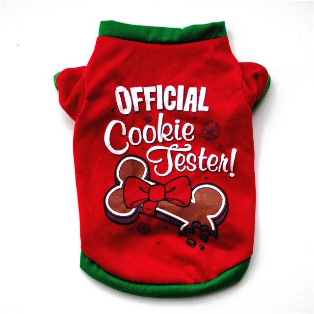 Pet Dog Clothes Christmas Costume Cute Cartoon Clothes For Small Dog Cloth Costume Dress Xmas apparel for Kitty Dogs