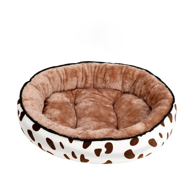 Dog Bed Warming Kennel Washable Pet Floppy Extra Comfy Plush Rim Cushion and Nonslip Bottom dog beds for large  small dogs House