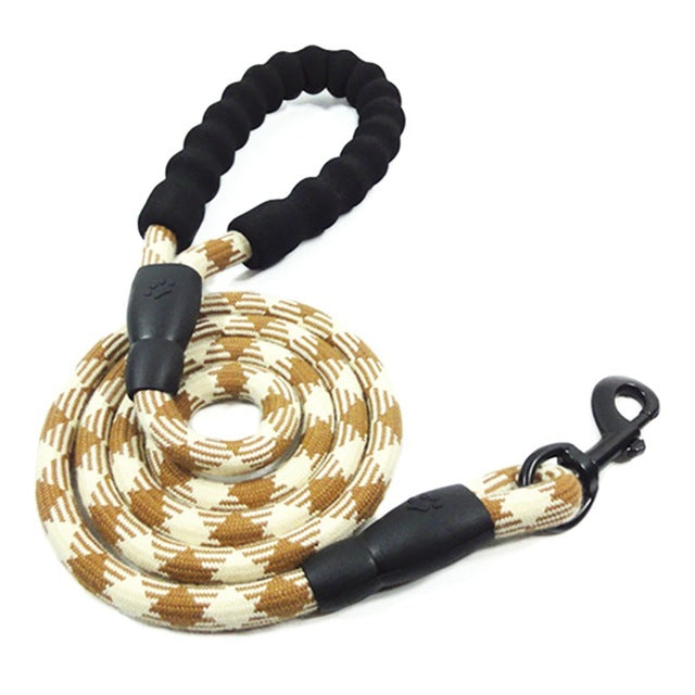 Reflective Large Dog Leash Nylon Rope For Medium Large Big Dog Pet Running Tracking Leashes Long Lead Dog Mountain Climbing Rope