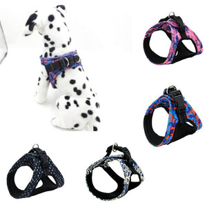 Pet Dog Puppy Adjustable Breathable Reflective Training Outdoor Walking Vest Harness Supplies