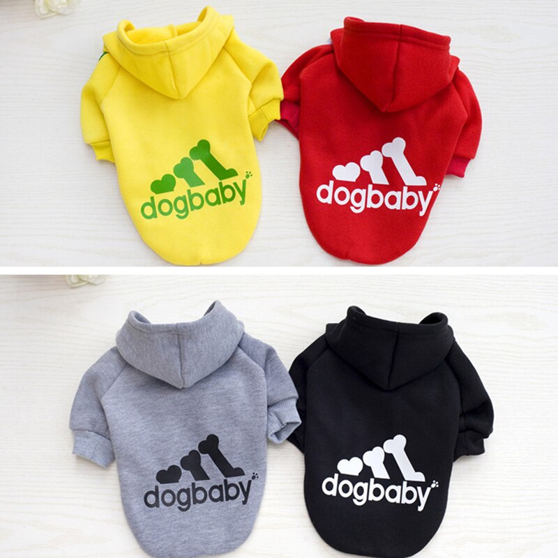 Warm Pet Dog Clothes Hoodies Puppy Coat Jacket Soft Pet Coat Outfit For Small Medium Dog Clothes Cat Shirts XS-XXL Pet Apparel