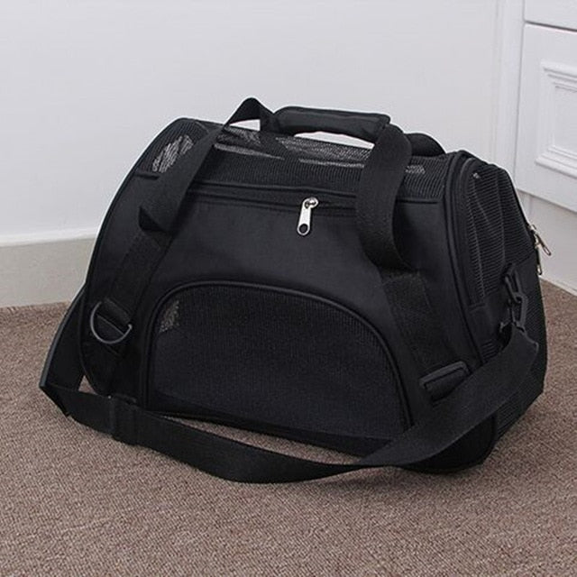 Portable Dog Cat Carrier Bag Pet Puppy Travel Bags Breathable Mesh Small Dog Cat Chihuahua Carrier Outgoing Pets Handbag