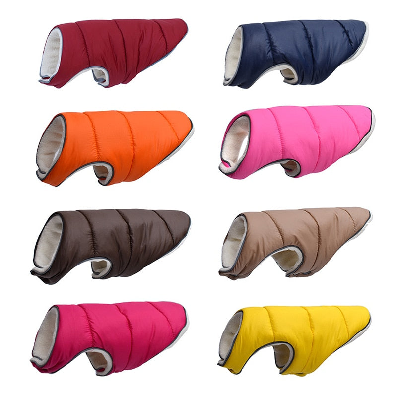 Dog Winter Coat Warm Puppy Jacket Vest Waterproof Pet Clothes Apparel Dog Clothing For Small Medium Large Dogs Ropa Para Perros