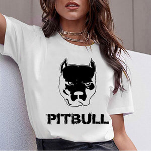 ZOGANKI Funny Design Dog Printed T-Shirts Women's Tshirt Short Sleeve Graphic Tee Shirt Female T-shirt Summer Women Tops Tee