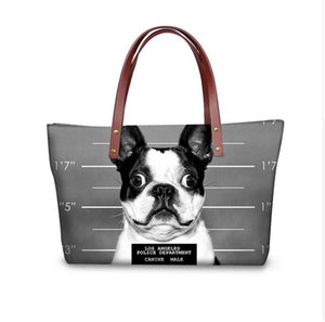 Customized Yorkshire Terrier Shoulder Bags Women Big Handbags For Girls Dog Cat Print Women's Bag Fashion bolsa feminina female