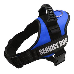 Pet Dog Harness Reflective Rope Nylon Handle Adjustable Anti-collision Vest Harness for Small Medium Large DogS Camouflage