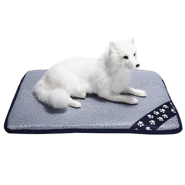 Summer Pet Cooling Mats Sleeping Blanket Ice Cushion Dog Cat Bed Cool Mattress For Small Medium Large Dog Pet S/M/L D30