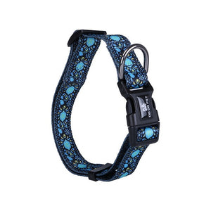 Multiple Styles Dog Collar Adjustable Colorful printing Pattern Designer Inspired flexible Pet Collar Leash Dog Supplies