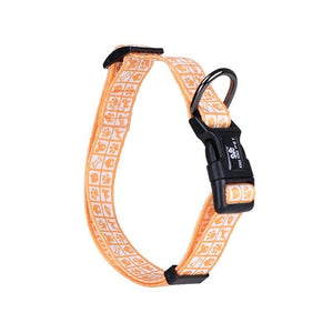 Multiple Styles Dog Collar Adjustable Colorful printing Pattern Designer Inspired flexible Pet Collar Leash Dog Supplies