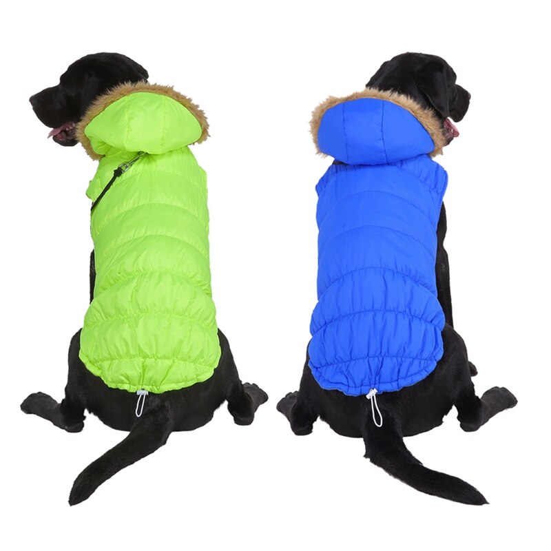 Dog Clothes Winter Warm Vest Tight Hooded Jacket for S to XXL Size Dogs Coat Sweater Hoodie Outwear Apparel