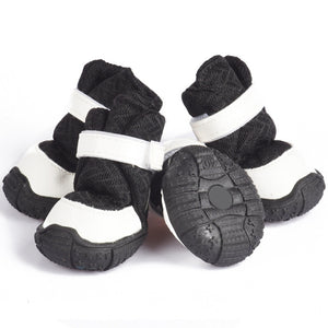 4 Pcs/Set Dog shoes Dog socksPet Waterproof Rain Shoes For Dog Dogs Medium Large Breathable Anti-slip Rain Boots