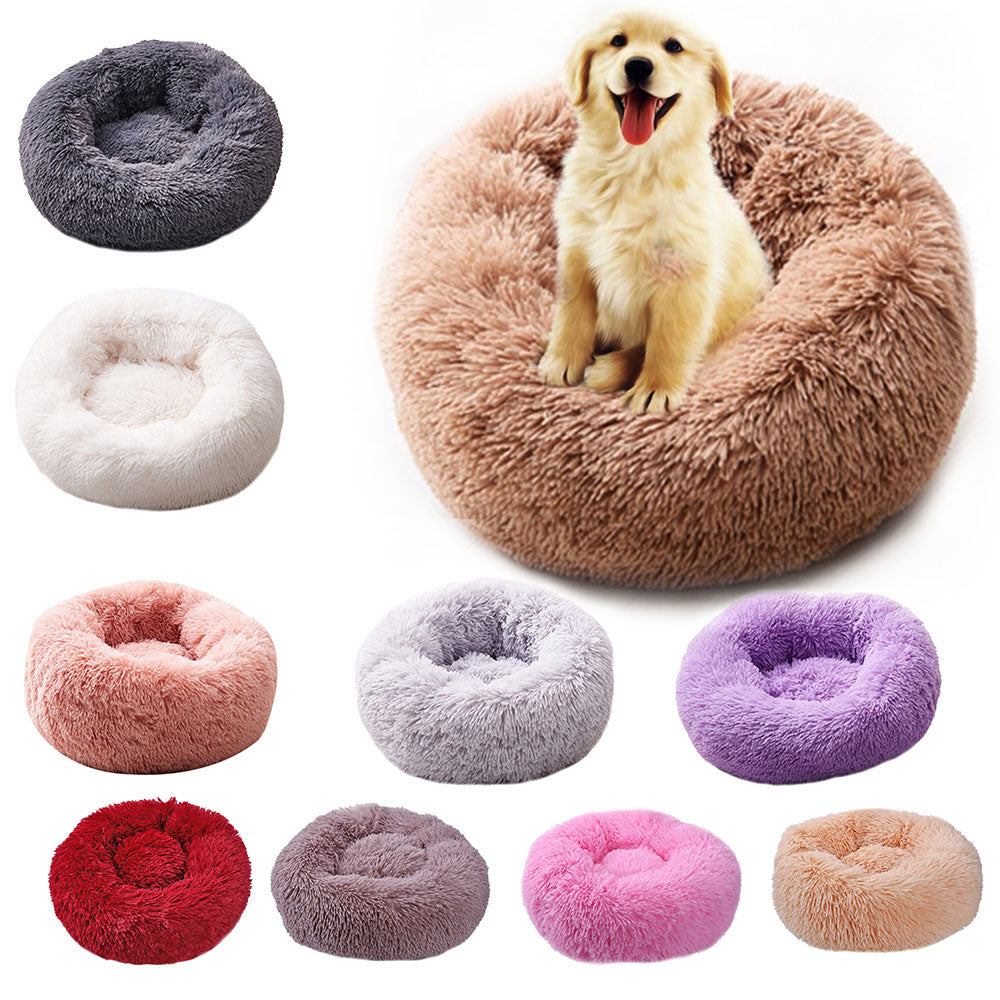 Super Soft Dog Bed Washable long plush Dog Kennel Deep Sleep Dog House Velvet Mats Sofa For Dog Chihuahua Dog Basket Pet Bed