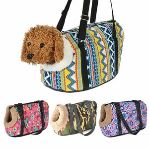 Classic Pet Carrier Cozy Soft Puppy Dog Cat Backpack Shoulder Bags Outdoor Travel Pets Sling Bag for Small Dogs Chihuahua Pug