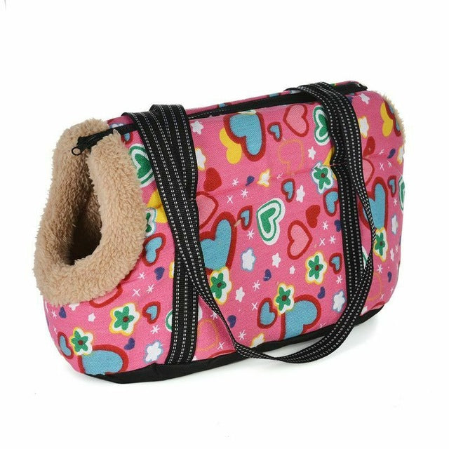 Classic Pet Carrier Cozy Soft Puppy Dog Cat Backpack Shoulder Bags Outdoor Travel Pets Sling Bag for Small Dogs Chihuahua Pug