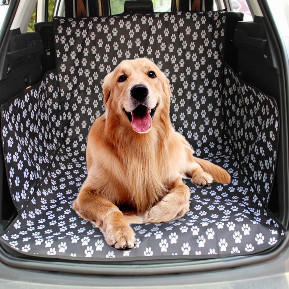 Pet Dog Trunk Cargo Liner Oxford Pet Car Seat Cover Pet Car Seat Protector for Dogs Cats Waterproof Non-slip Dog Car Seat Cover