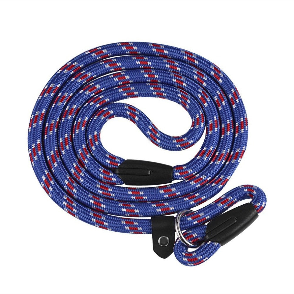 Light Dog Training Leash Chew Resistant Nylon Ergonomic Anti Slip Grip Traction Rope Durable Easy to Control