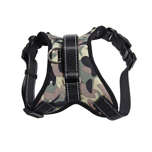 Pet Dog  No Pull Mesh Harness Soft Breathable Pet Walking Vest Walk Out Hand Strap Collar Easy Control Harness Safety Adjustable