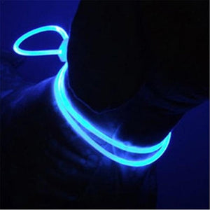 LED Pet Collar Luminous Adjustable Pet Safety Collars Water Resistant Flashing Light Dog Leash Necklace Collar Pet Dog Supplies