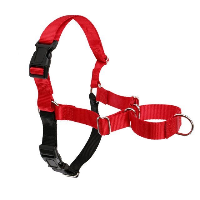 Adjustable Nylon dog Harness with Reflective No-Pull Harness Strees-free Walks with Your Pets Suiteble for Labrador