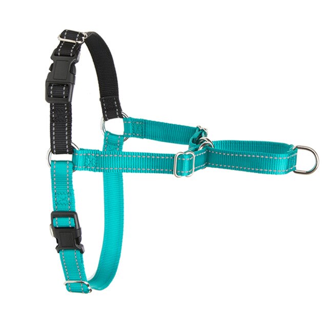 Adjustable Nylon dog Harness with Reflective No-Pull Harness Strees-free Walks with Your Pets Suiteble for Labrador