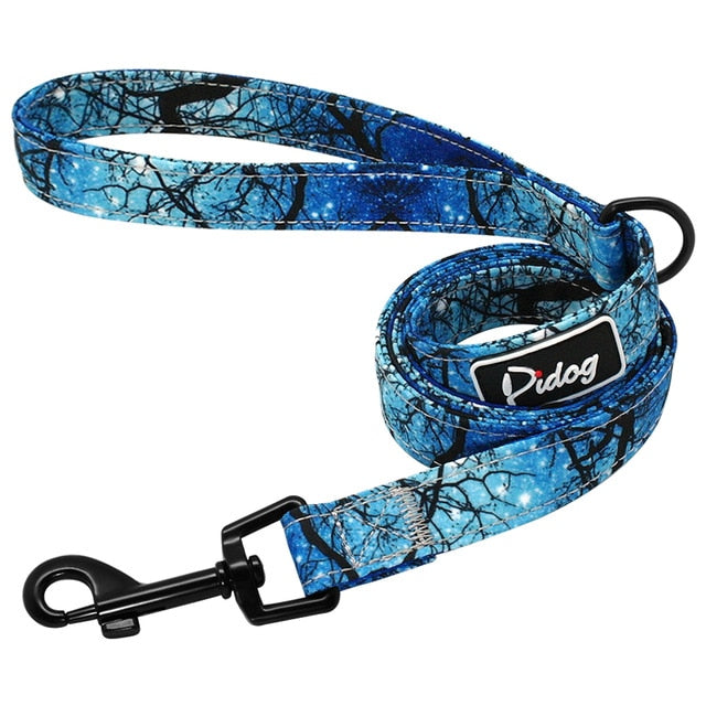 4ft Fashion Pattern Dog Leash Printed Nylon Pet Leash Rope For Small Medium Dogs Soft Pet Walking Leashes Chihuahua Pitbull