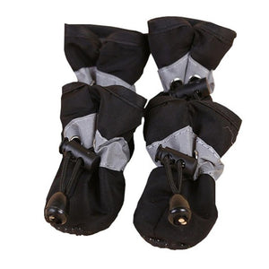 Newly 4 Pcs/Set Portable Pet Dog Shoes Cover Non-slip Waterproof Rain Boots Autumn Winter Dogs Paws Soft Shoe